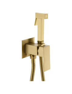 Rociador de Bidet de Mano Gaosin Oro Cepillado Agua Caliente