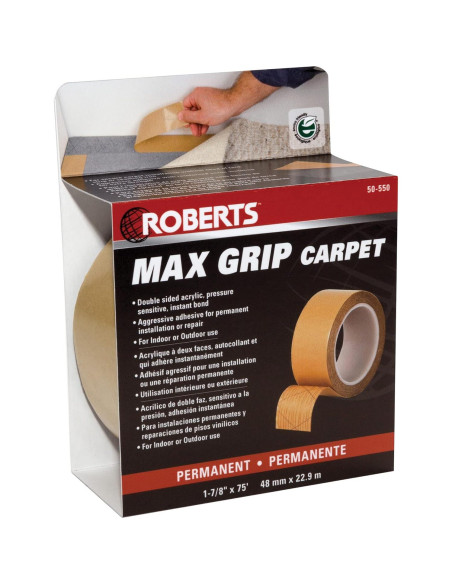 Cinta de Instalación de Alfombra ROBERTS 50-550 4.76 cm x 22.86 m