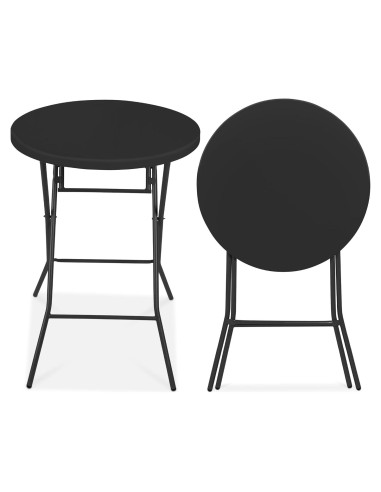 Mesa Plegable de Altura de Barra Mejor Opción 81.28cm Negra