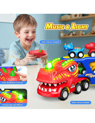 Juguete de Dinosaurios con Control Remoto SnapGlowz Verde