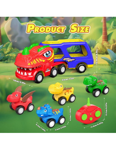 Juguete de Dinosaurios con Control Remoto SnapGlowz Verde