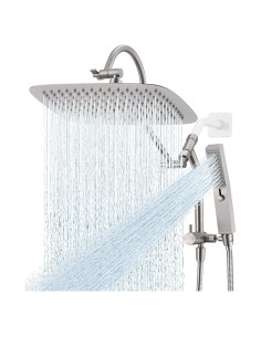 Cabezal de Ducha G-Promise 30.48 cm Metal Niquelado 4 Modos