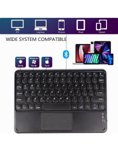 Teclado Bluetooth Inalámbrico Sunffice con Touchpad 243x170mm 2