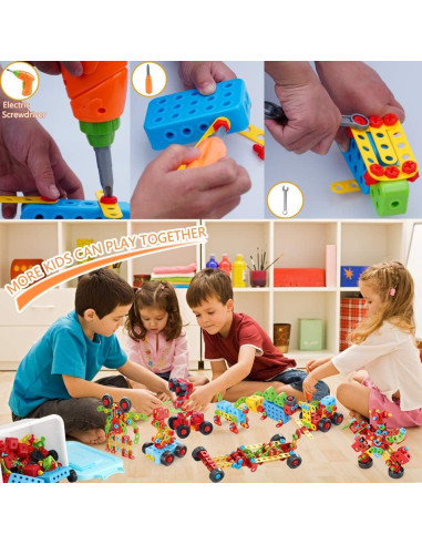 Set de Construcción Educativo Couomoxa 404 Piezas STEM