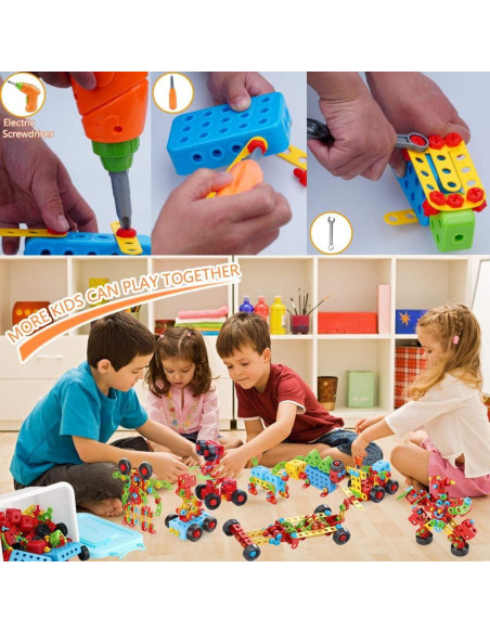 Set de Construcción Educativo Couomoxa 404 Piezas STEM Set de Construcción Educativo Couomoxa 404 Piezas STEM