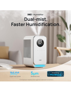 Humidificador Dreo 5L Inteligente y Silencioso con Control por Voz 2