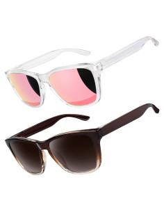Gafas de sol polarizadas LINVO HD UV400 para hombres y mujeres