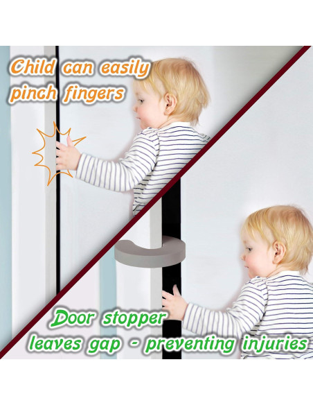 Paquete de 8 Protectores de Puerta Driddle - Seguridad Infantil