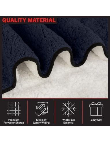 Manta Calentada Stalwart 2-Pack 12V para Auto 145x99 cm