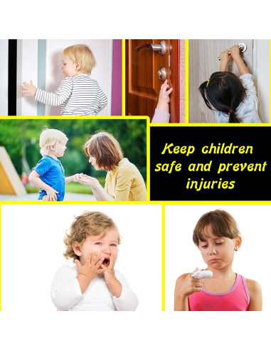 Paquete de 8 Protectores de Puerta Driddle - Seguridad Infantil
