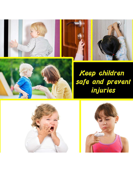 Paquete de 8 Protectores de Puerta Driddle - Seguridad Infantil