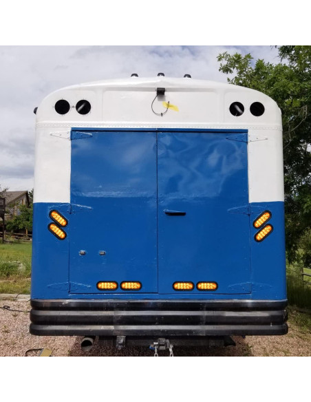 Luces LED Traseras Ovaladas Nilight 6" Ámbar 2 Pcs Impermeables