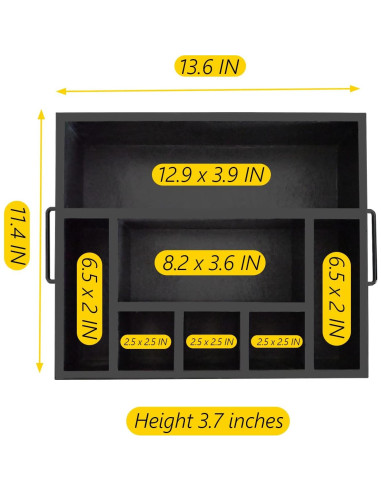 Soporte para Platos y Utensilios CHONIC Negro 34.4x29cm