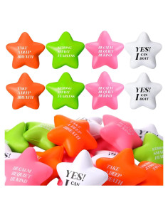 Kasyat 20 Pelotas de Estrés Estrella 5.49 cm Colores Surtidos
