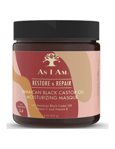 Mascarilla Hidratante As I Am JBCO 227g - Vegana y Libre de Crueldad