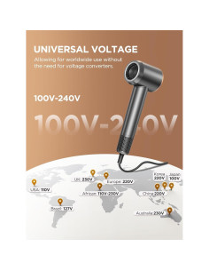 Secador de Pelo Profesional PLAVOGUE GF-05A 1500W Doble Voltaje 2