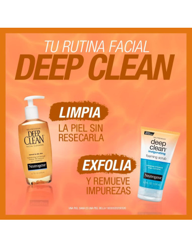 Limpiador Facial Profundo Neutrogena 198.5 ml Piel Normal a Grasa