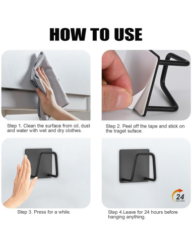 Soporte Adhesivo para Esponjas Luckyiren Acero Inoxidable 2 Pzas