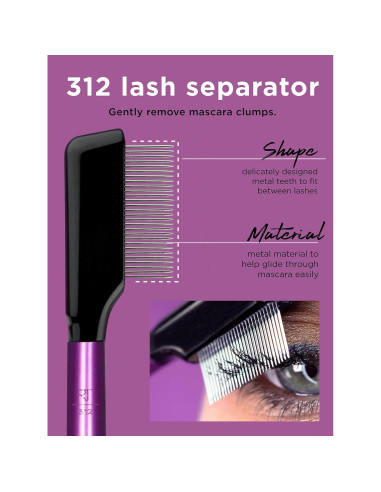 Set de Pinceles para Ojos Real Techniques - 6 Piezas Morado