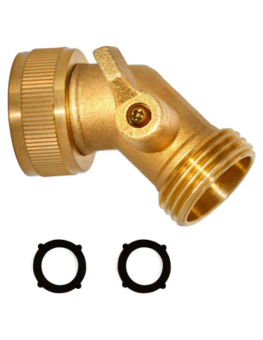 Codo de Manguera de Jardín Morvat 45 Grados Latón 3/4"