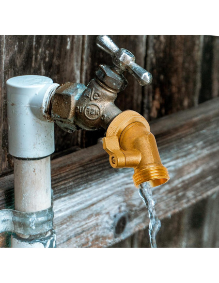 Codo de Manguera de Jardín Morvat 45 Grados Latón 3/4"