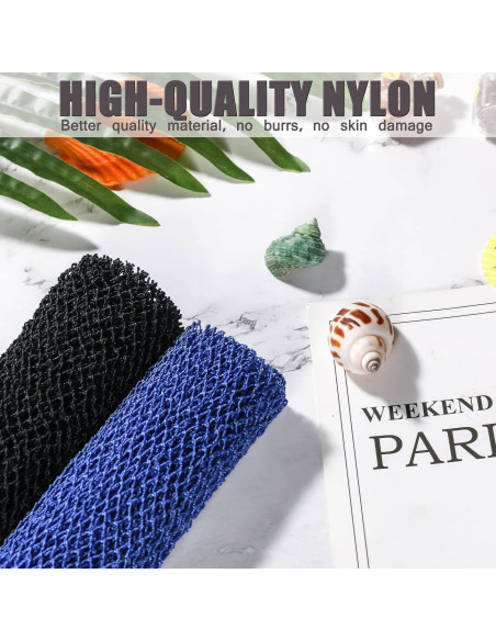 Esponja de Red Africana BHYTAKI 2 Piezas Exfoliante Nylon