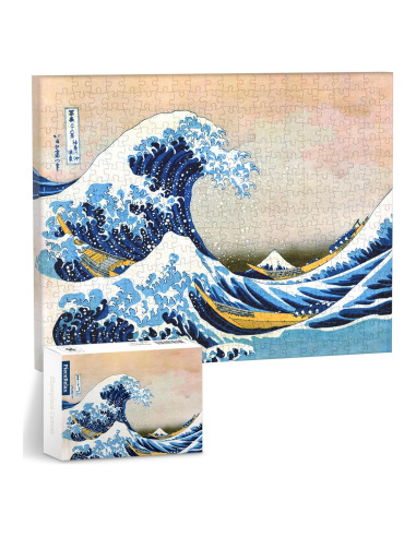 Rompecabezas de Arte Hokusai 30.5x23.5 cm para Adultos