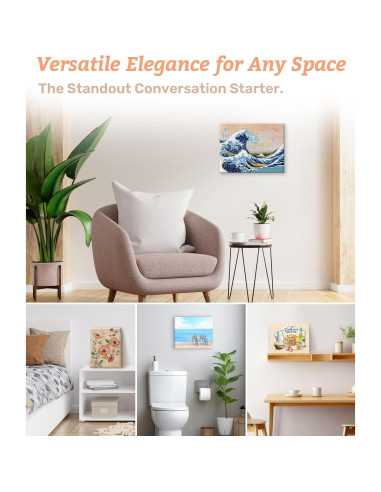 Rompecabezas de Arte Hokusai 30.5x23.5 cm para Adultos