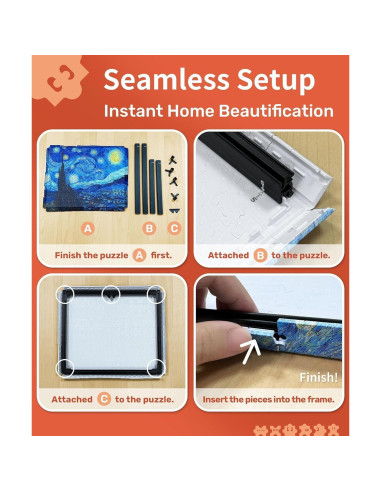 Rompecabezas de Arte Hokusai 30.5x23.5 cm para Adultos