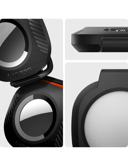 Funda Spigen ComforTag para AirTag - Collar Mascotas Negro