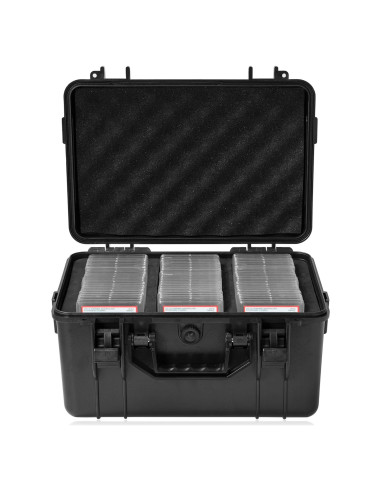 Caja de almacenamiento de tarjetas coleccionables OUUTMEE 80+