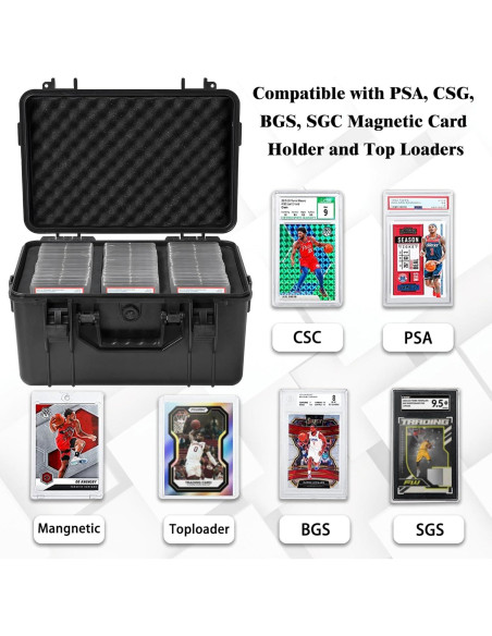 Caja de almacenamiento de tarjetas coleccionables OUUTMEE 80+