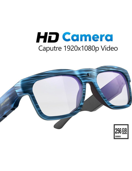 Gafas Inteligentes OhO A31, Cámara 256GB y Bluetooth UV Gafas Inteligentes OhO A31, Cámara 256GB y Bluetooth UV