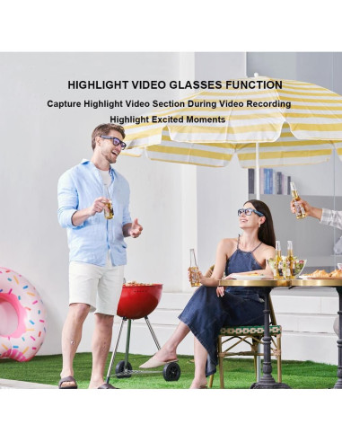 Gafas Inteligentes OhO A31, Cámara 256GB y Bluetooth UV