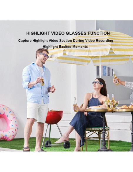 Gafas Inteligentes OhO A31, Cámara 256GB y Bluetooth UV Gafas Inteligentes OhO A31, Cámara 256GB y Bluetooth UV