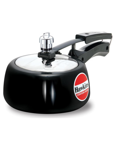Olla a presión Hawkins Contura Negra 1.5L Aluminio