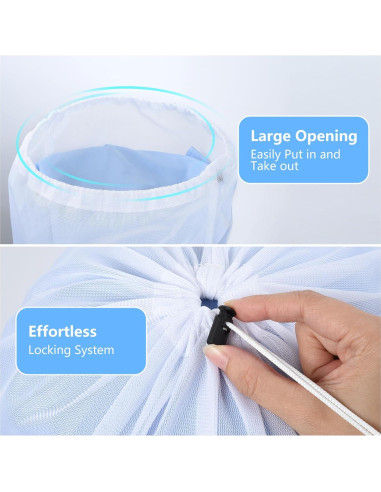 Bolsas de Lavandería OTraki 40x50 cm Malla Fina 2PCS