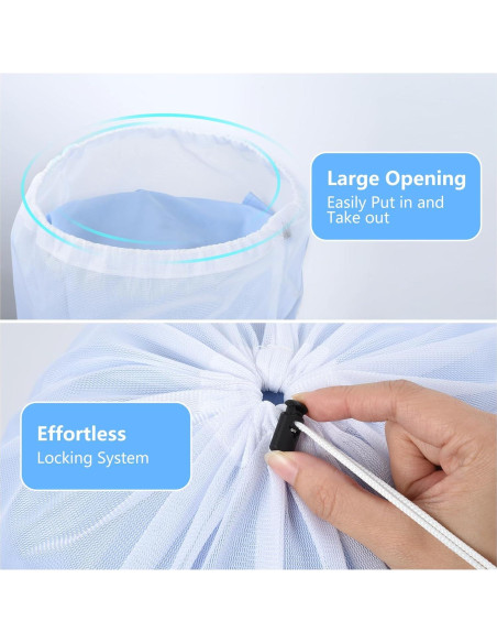 Bolsas de Lavandería OTraki 40x50 cm Malla Fina 2PCS