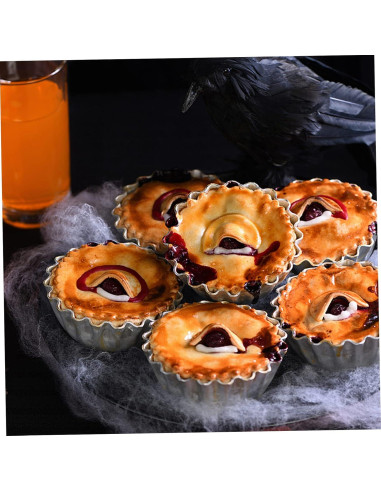 Moldes de Tartas y Cupcakes Unomor 6 Piezas Acero Inoxidable