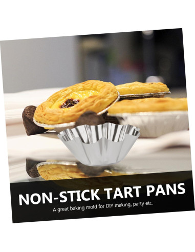 Moldes de Tartas y Cupcakes Unomor 6 Piezas Acero Inoxidable