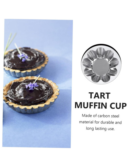 Moldes de Tartas y Cupcakes Unomor 6 Piezas Acero Inoxidable Moldes de Tartas y Cupcakes Unomor 6 Piezas Acero Inoxidable