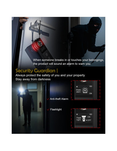 Detector de Cámara Oculta HUYNL K88 - Protección Privacidad Mediano