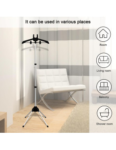Perchero para Vaporizador de Ropa TONINT 160 cm Ajustable 2