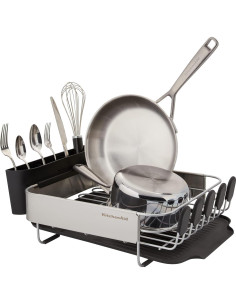 Escurridor de Platos KitchenAid Compacto Acero Inoxidable 40.7 cm 2