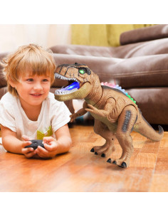 Dinosaurio Robot Control Remoto STEAM Life T Rex LED 2