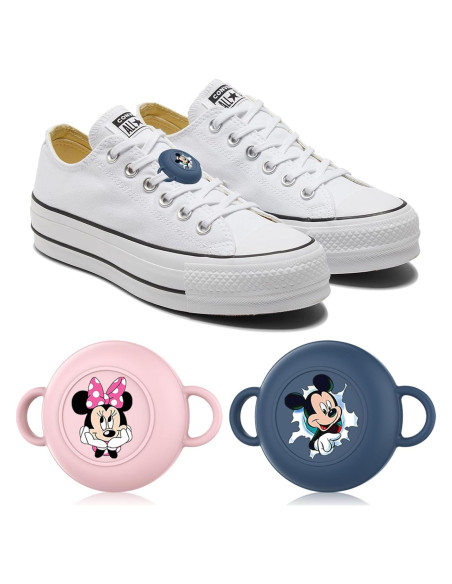 2 Pack Sujetadores de Cordones para Niños Genérico - Silicona Impermeable