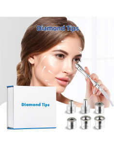 Cabezal de Microdermoabrasión de Diamante IeBilif 6 Puntas 2