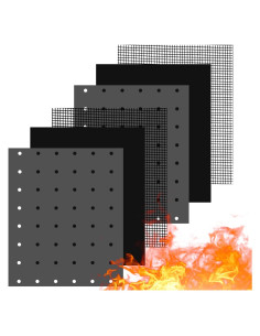 Paquete de 6 forros reutilizables para horno tostador Yetene 22.86x27.94cm