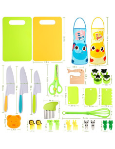 Set de Cocina Montessori para Niños GWAWA - 30 Piezas 2