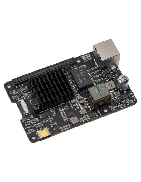 Placa de Expansión PoE+ 5GbE WISDPI para Raspberry Pi 5